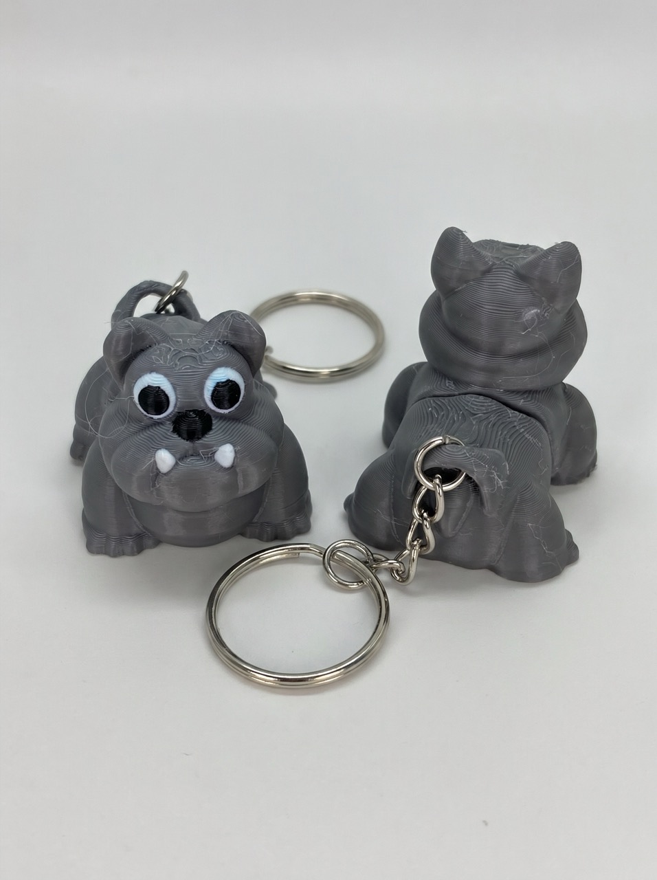 3D keychain Bulldog